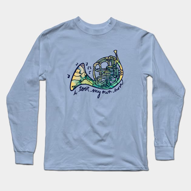 I toot my own horn Long Sleeve T-Shirt by bubbsnugg